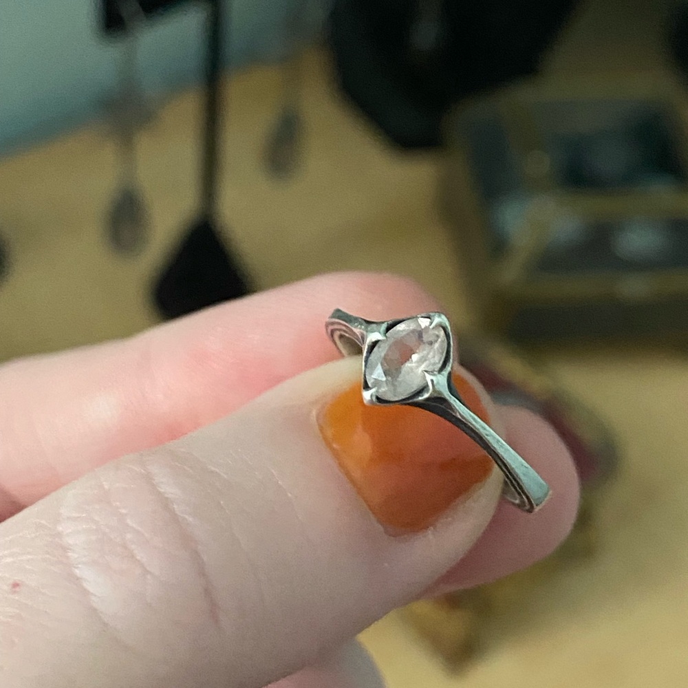 Ecclesia Morganite Alcove ring, size 7.75